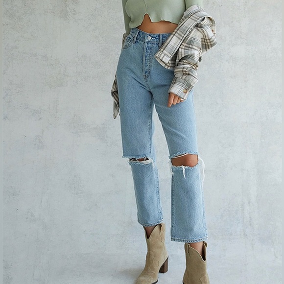 PacSun Denim - PacSun High Rise Straight Leg Jean